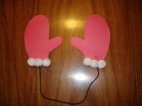 COTTON BALL MITTENS