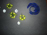 STAMPED OUTER SPACE SCENE