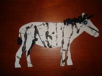 MARBLE PAINTED ZEBRA