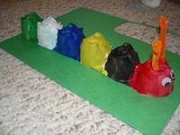 EGG CARTON CATERPILLAR