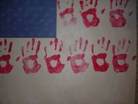 HANDPRINT FLAG