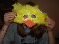 FEATHER DUCK MASK