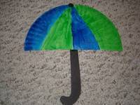 PAPER PLATE UMBRELLA