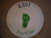 FOOTPRINT/BIRTHDATE/NAME HANGING