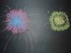 FIREWORK CHALK DRAWING