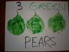GREEN PEAR STAMPS