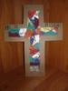 STAINED GLASS EASTER CROSS